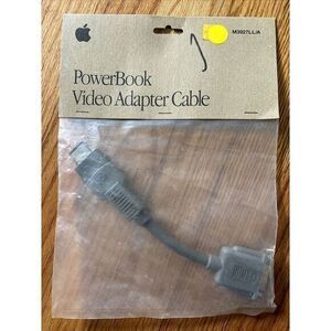 NEW OEM Apple Macintosh PowerBook‎ Video Cable External Video Adapter new sealed